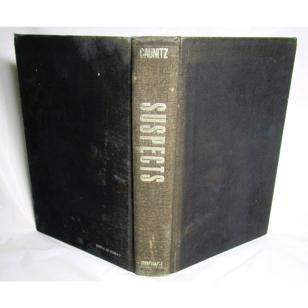 Suspects by William J. Caunitz (1986) Hardcover Novel Police Procedural Thriller